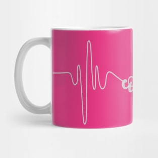 Coffee Heart Rate T-Shirt Mug